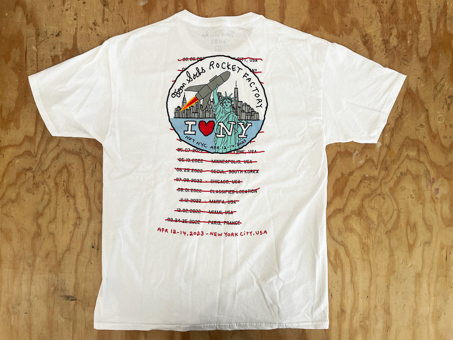 Rocket Factory NFT NYC Short Sleeve Tee