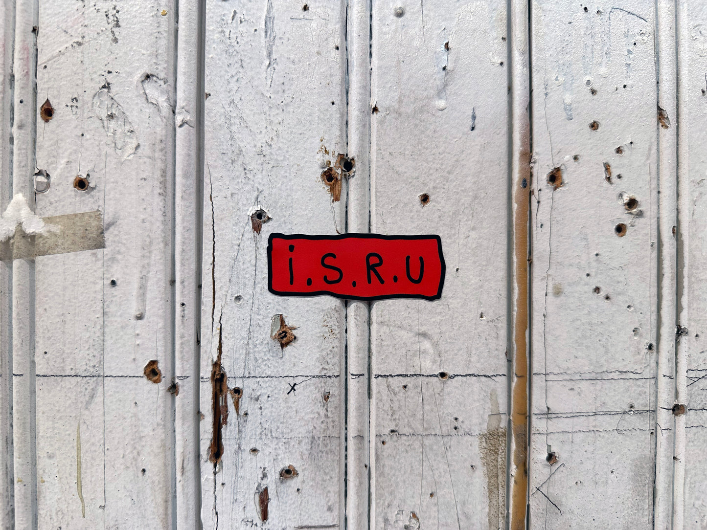 I.S.R.U. Sticker