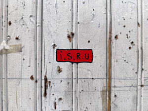 i.s.r.u Sticker