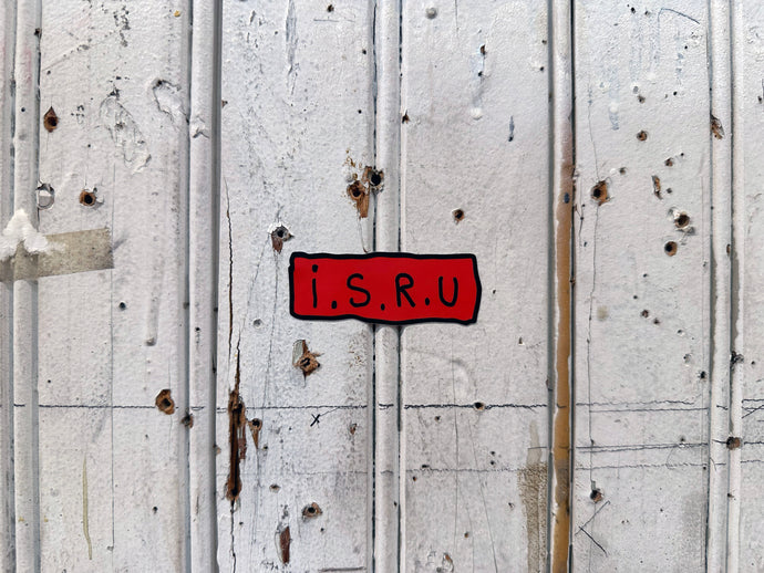 i.s.r.u Sticker