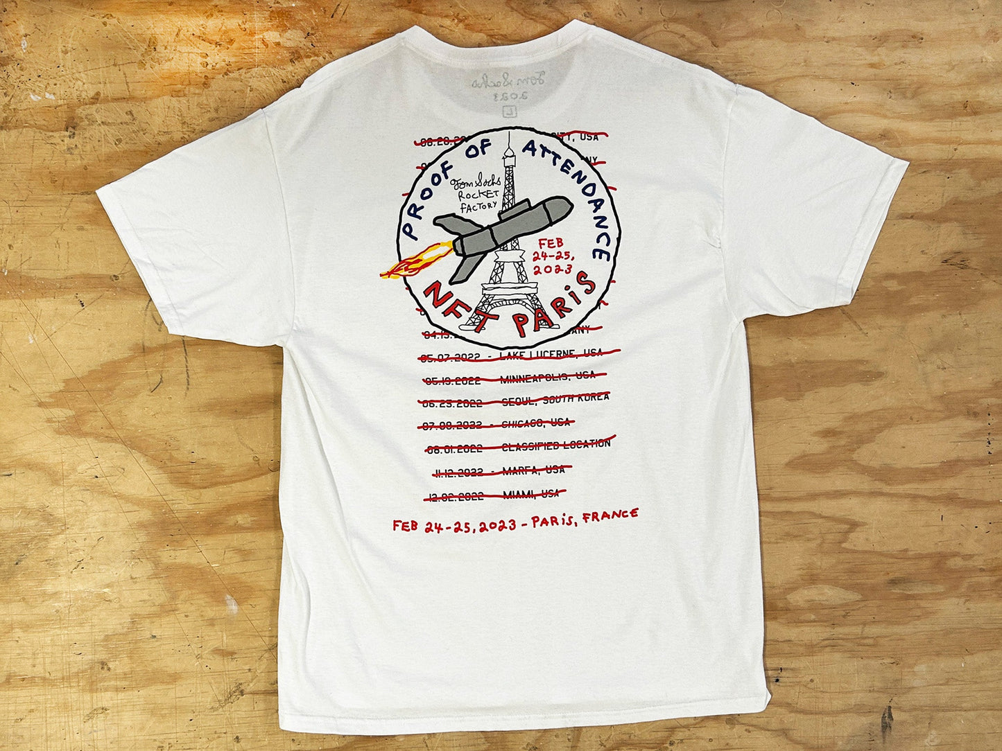 Rocket Factory NFT Paris Short Sleeve Tee