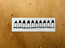 Load image into Gallery viewer, Ten Bullets Sticker (Large)