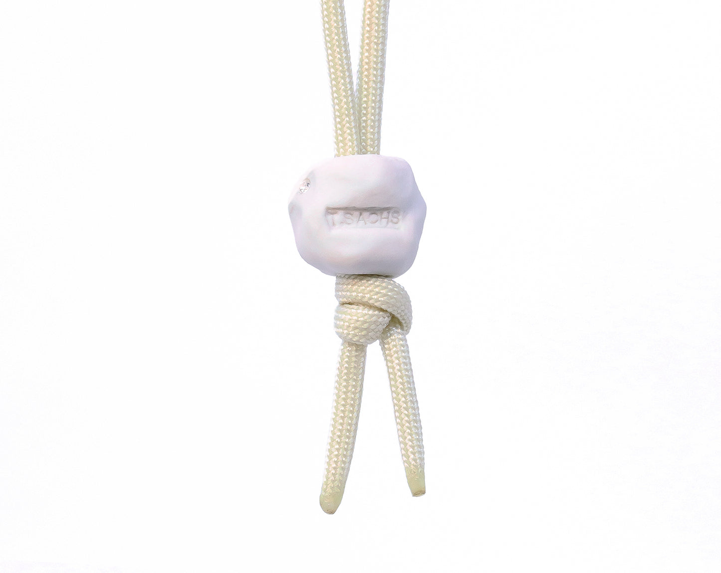 White Porcelain Bead