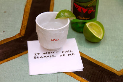 It Won't Fail Because of Me Cocktail Napkins