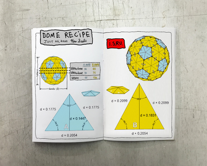 How to Build a Geodesic Dome Zine