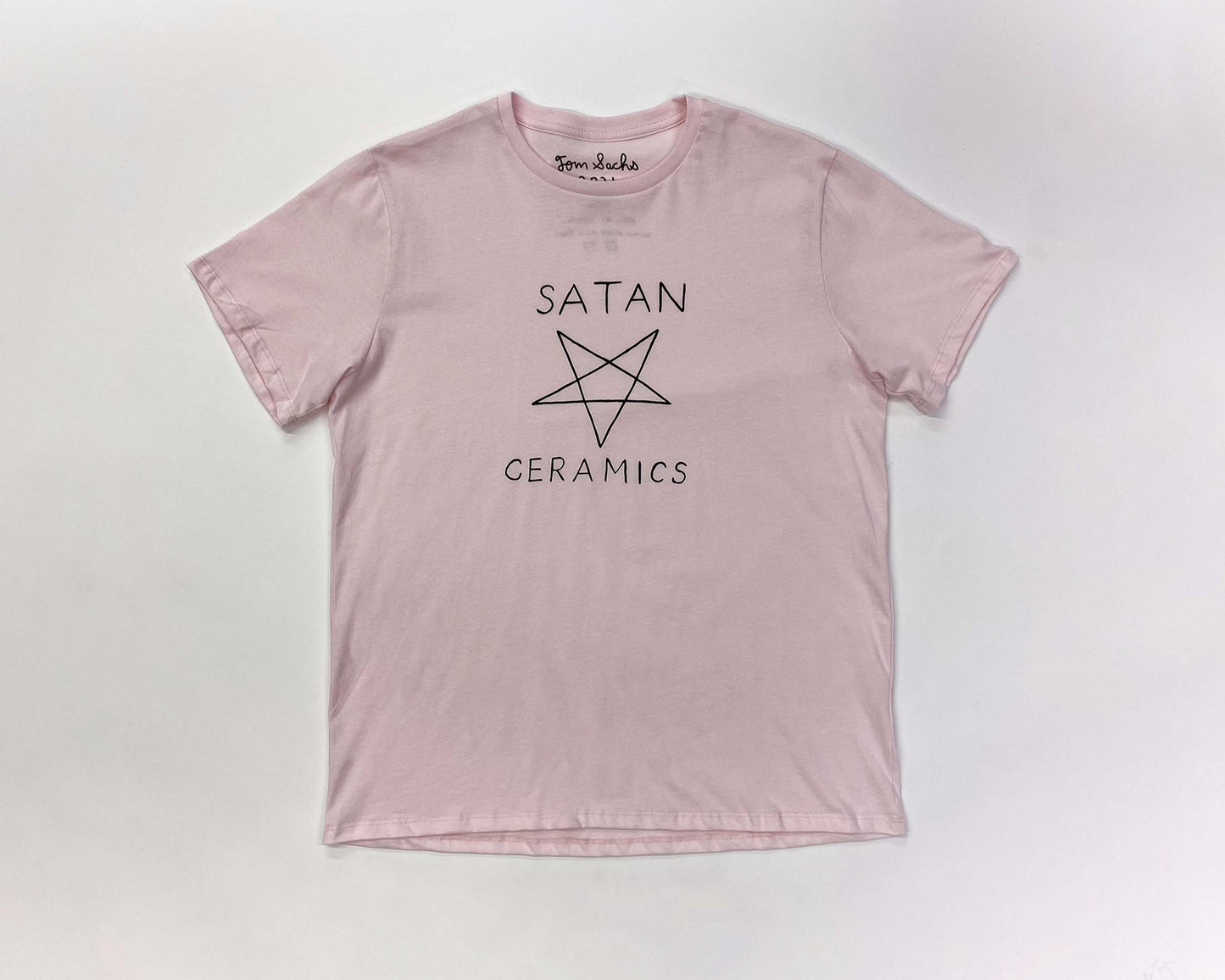 Satan Ceramics Tee (Light Pink)