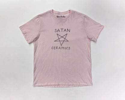 Satan Ceramics Tee (Light Pink)