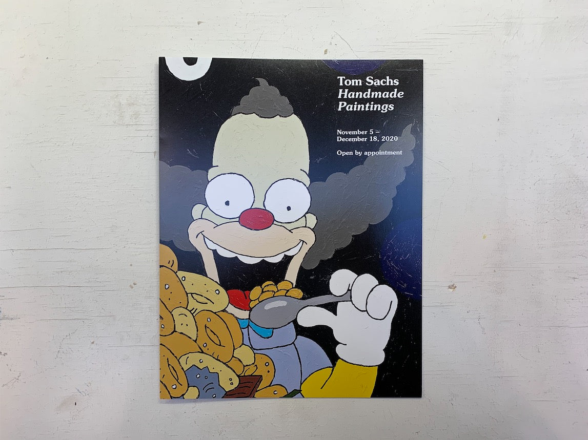 Tom Sachs: Handmade Paintings Hardcover Book