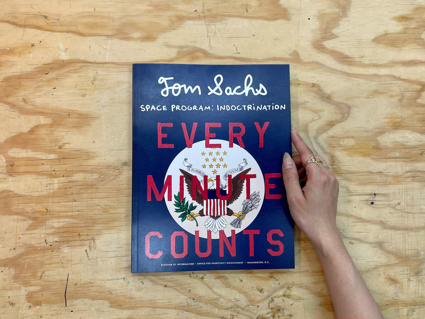 Tom Sachs: Boombox Retrospective/ Space Program: Indoctrination Double Sided Catalogue