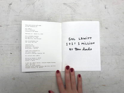Sol LeWitt: 1+1 = 1 Million